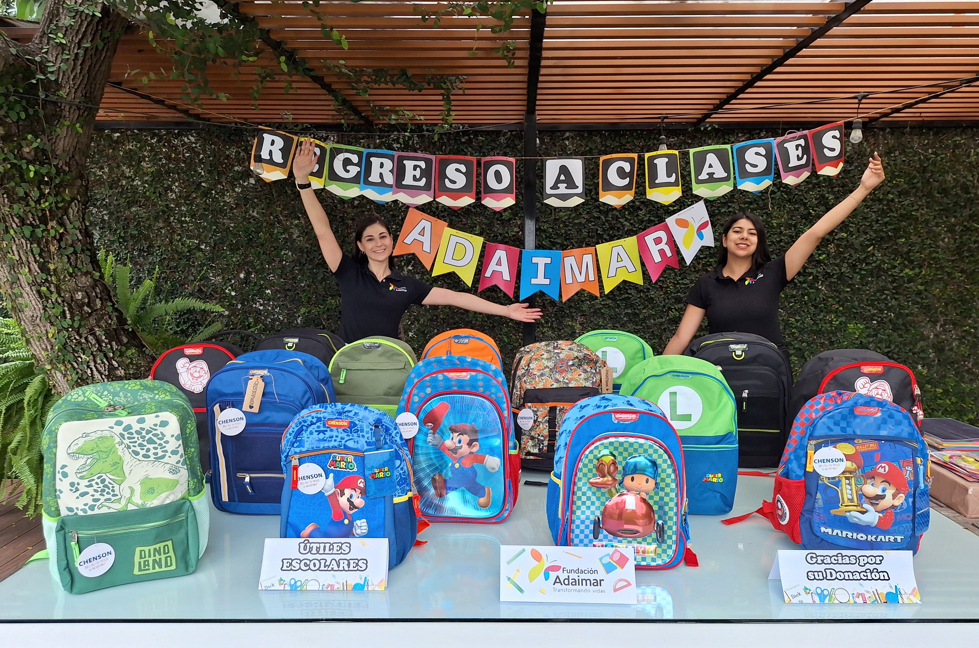 Regreso a clases con mochilas